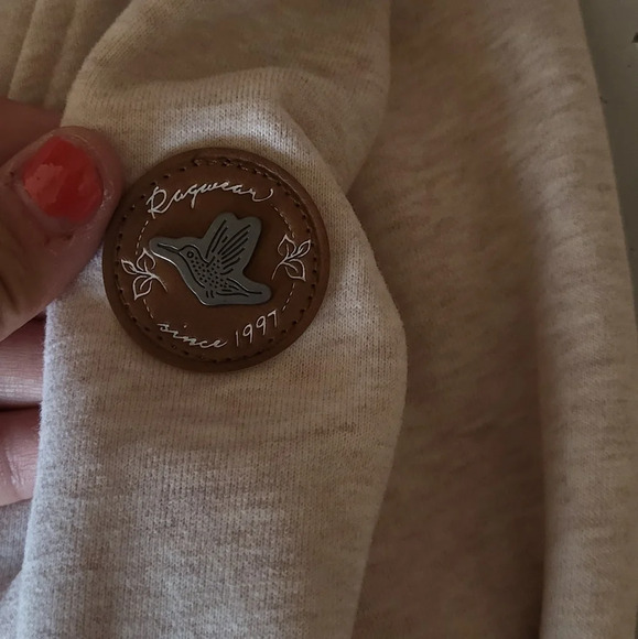 Ragwear Light Pink Botton Sweatshirt, Size Small - Picture 9 of 9